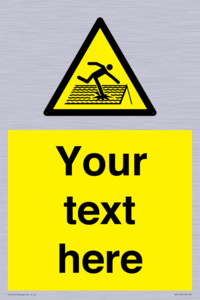 Custom Figure on Roof Sign